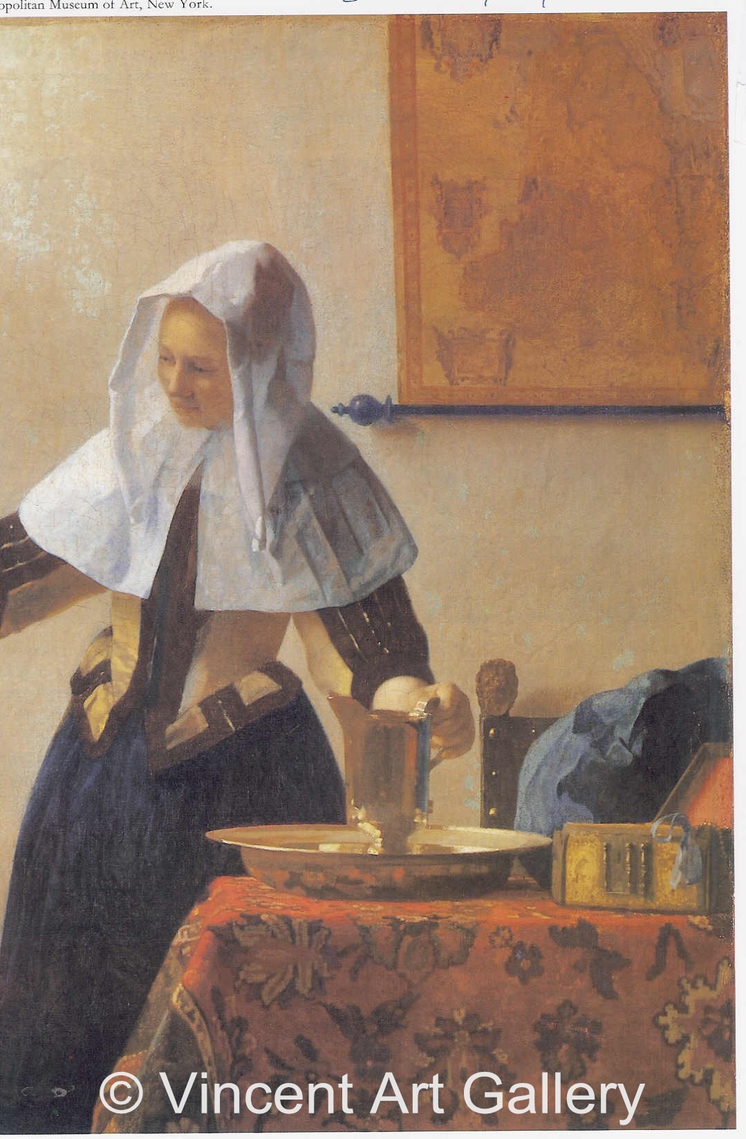 A113, VERMEER, Woman with a Water Jug, Right Part